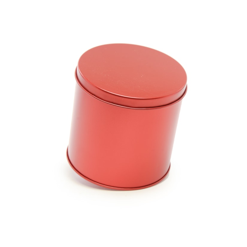 Lata Redonda Alta Vermelha 10x10