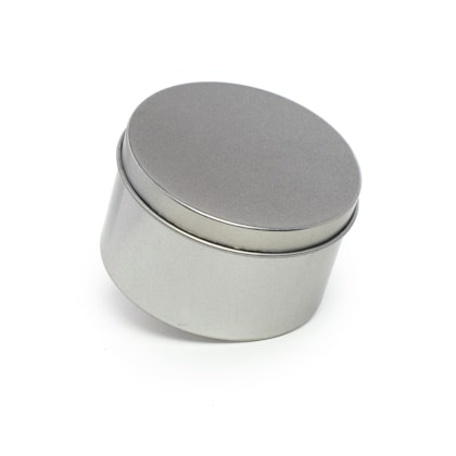 Lata Redonda Prata 7,5x4