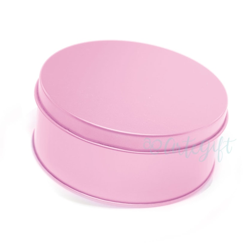 Lata Redonda Rosa 10x4