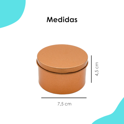 Lata Redonda Rose Gold  7,5x4