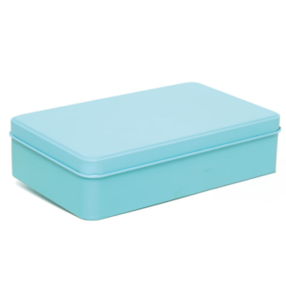 Lata Retangular Grande Tiffany 19x11x4