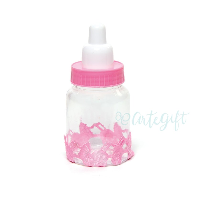 Mamadeira Decorada Rosa