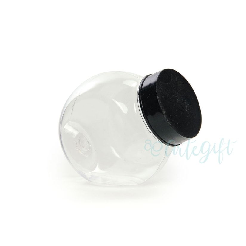 Mini-Baleiro Transparente Tp. Preta