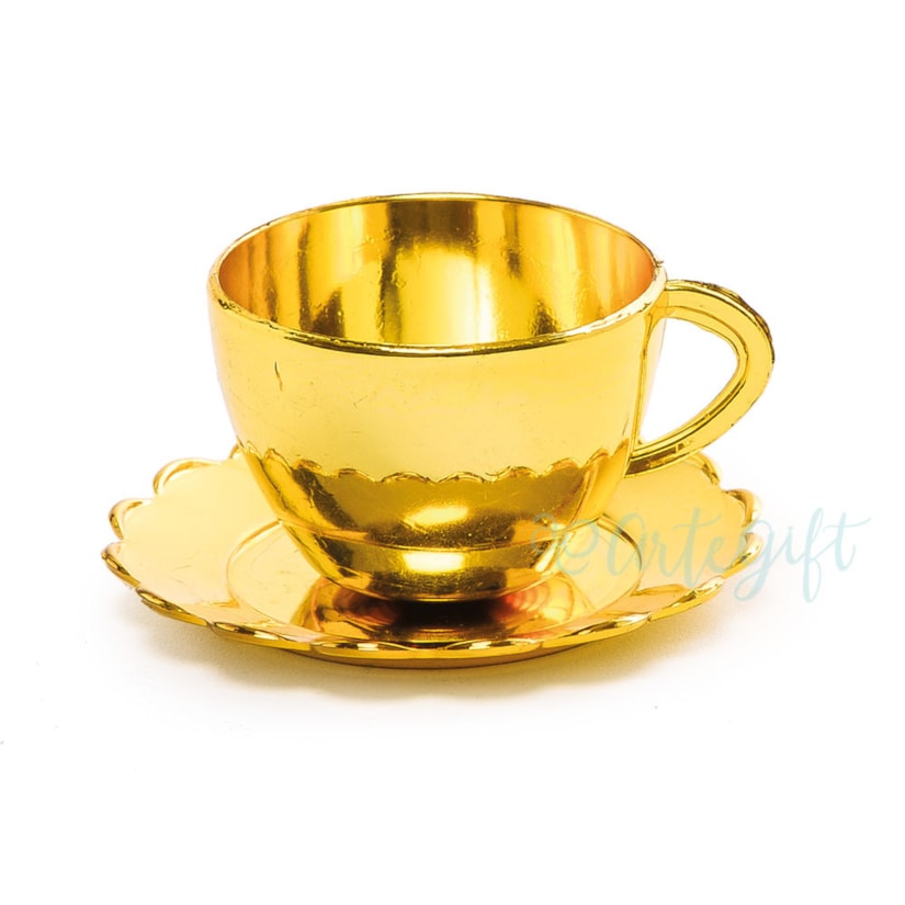 Mini Xícara Decorativa Ouro  3,5X7X7CM