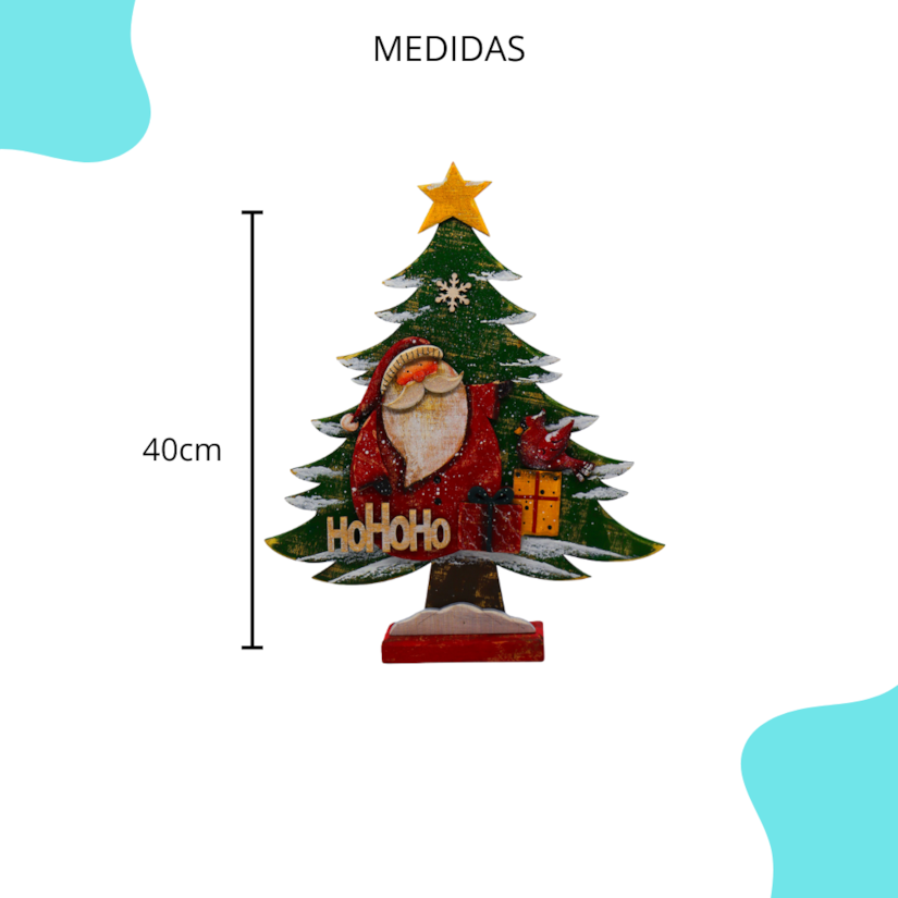Natal - Árvore Madeira Estrela Noel