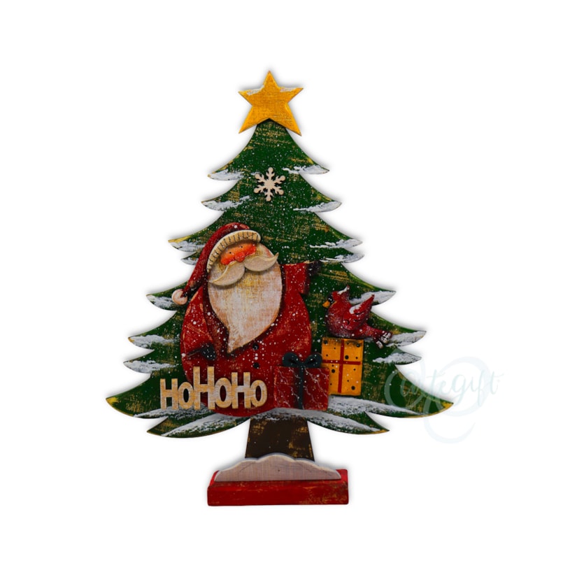 Natal - Árvore Madeira Estrela Noel