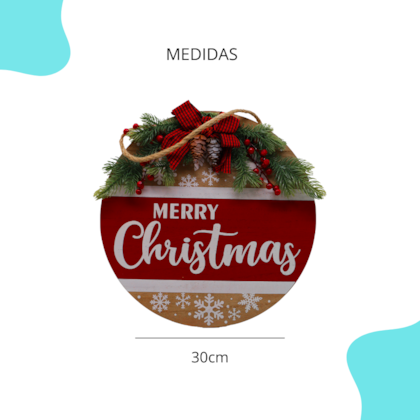 Natal - Guirlanda Azevinho 30CM