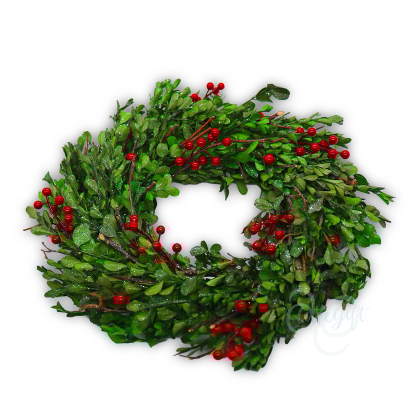 Natal - Guirlanda  Azevinho 35CM