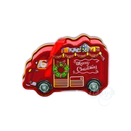 Natal - Pingente Mini Bus Vermelho