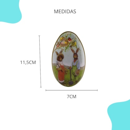 OVO METAL M - COELHOS CAMPONESES