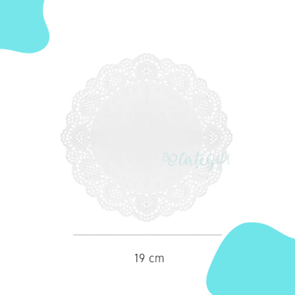 Papel Rendado Redondo GG 19CM