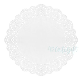 Papel Rendado Redondo GG 19CM