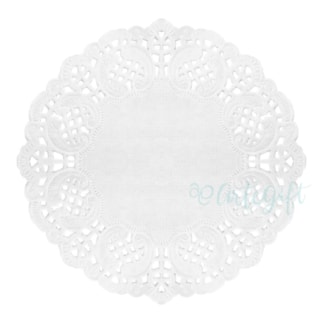 Papel Rendado Redondo M 14CM