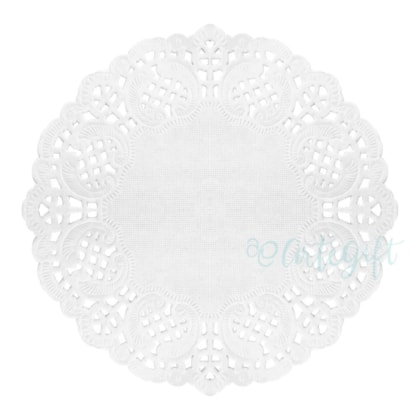 Papel Rendado Redondo M 14CM