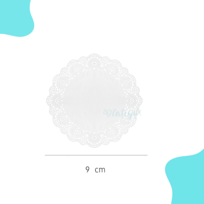 Papel Rendado Redondo P 9CM