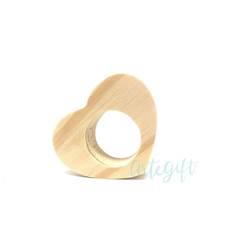 PORTA GUARDANAPO CORAÇÃO - 6X5X1,5 - UNIDADE