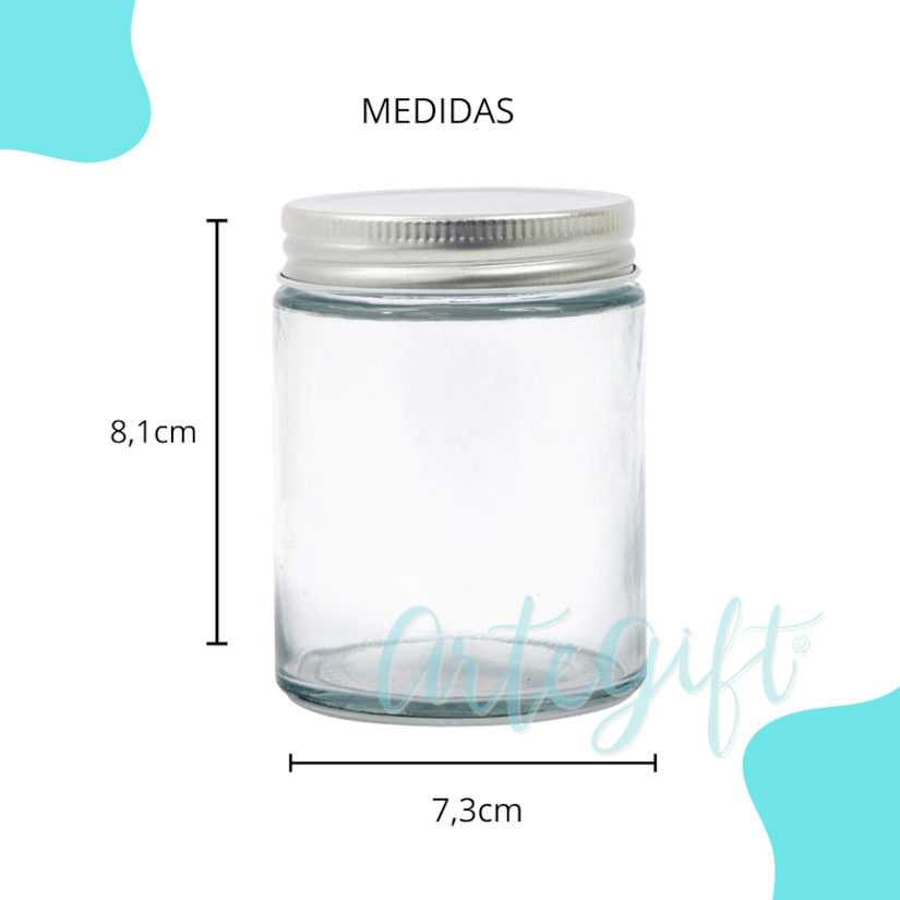 Pote de Vidro Classic 390ML
