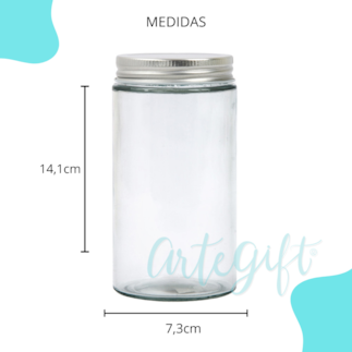 Pote de Vidro Classic 500ML