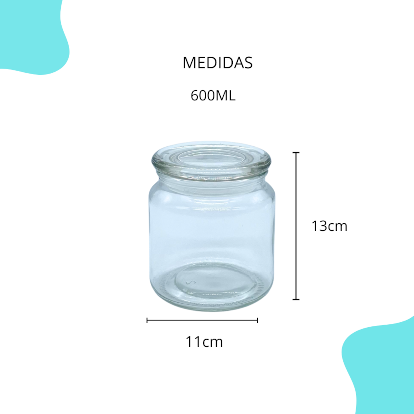 Pote Even 600Ml Tampa Hermética