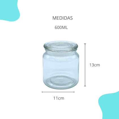 Pote Even 600Ml Tampa Hermética