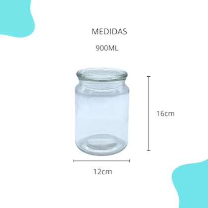 Pote Even 900Ml Tampa Hermética