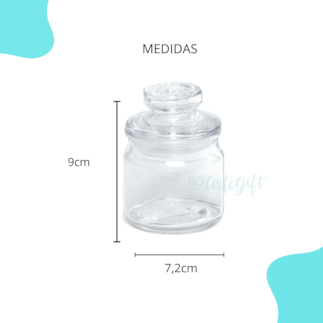 Pote Hermético 165ML Tampa Flor