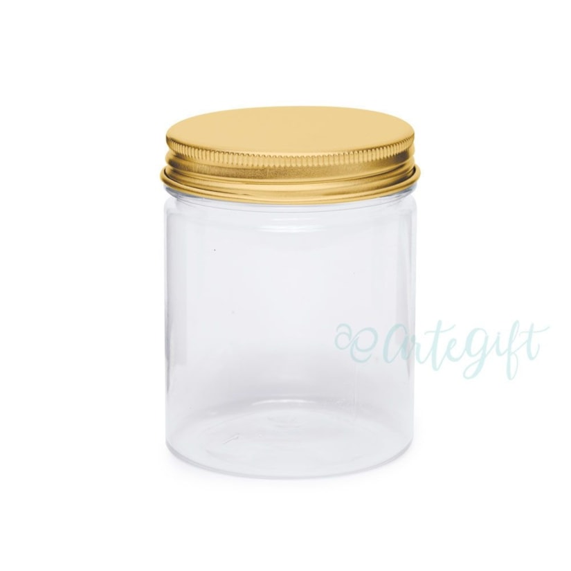 Pote PET 150ML Tampa Ouro