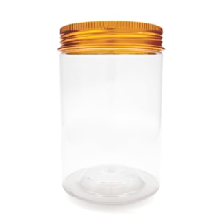 Pote PET 250ML Tampa Dourada