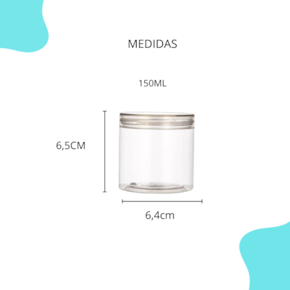 Pote PET Cristal 150ML