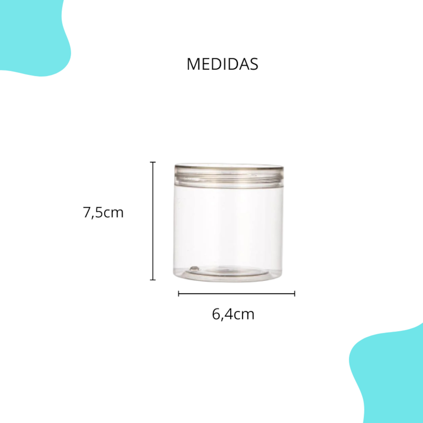 Pote PET Cristal 190ML