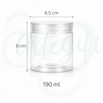 Pote PET Cristal 190ML