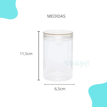 Pote PET Cristal 360ML