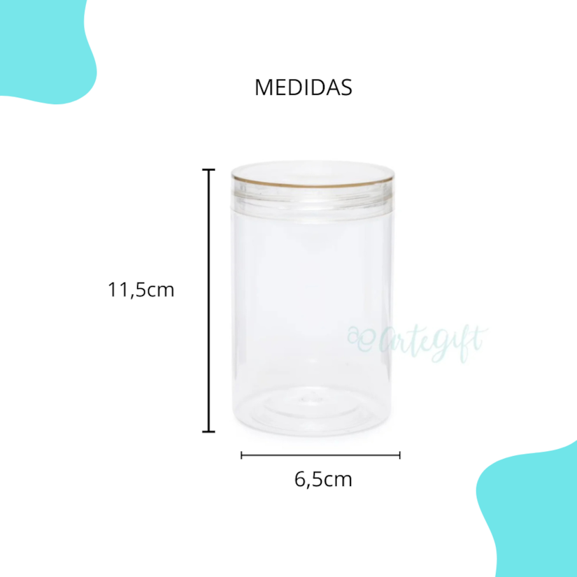 Pote PET Cristal 360ML