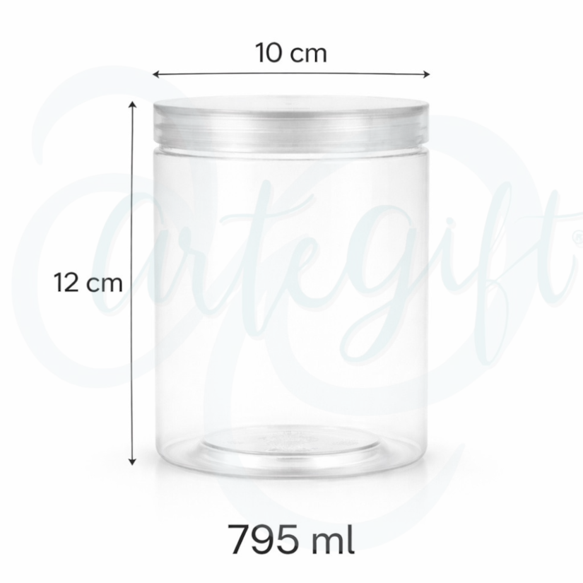 Pote PET Cristal 795ML