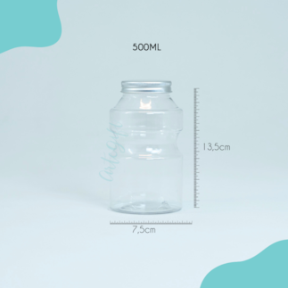 Pote SNAP 500ML Tampa Prata