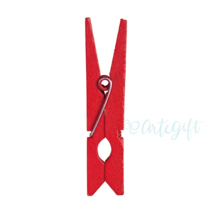 Pregador 4,5CM Vermelho
