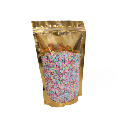 Saco Pouch Dourado c/ Visor 10x15CM