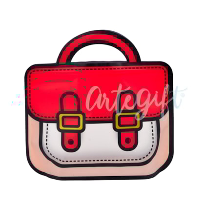 Saco Pouch Mala Vermelha