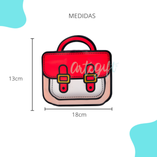 Saco Pouch Mala Vermelha