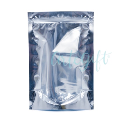 Saco Pouch Prata c/ Visor 15x22CM