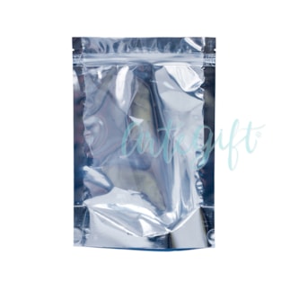 Saco Pouch Prata c/ Visor 16x24CM