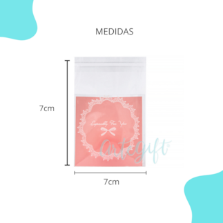 Saco Renda Rosa P