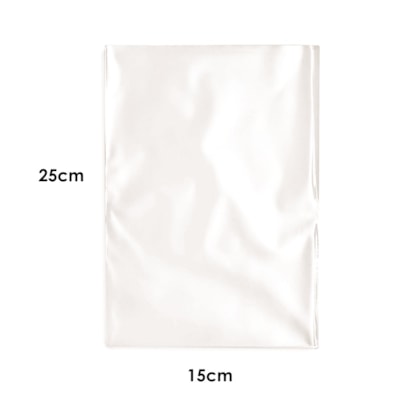 Saco Transparente c/ Base 15X25CM