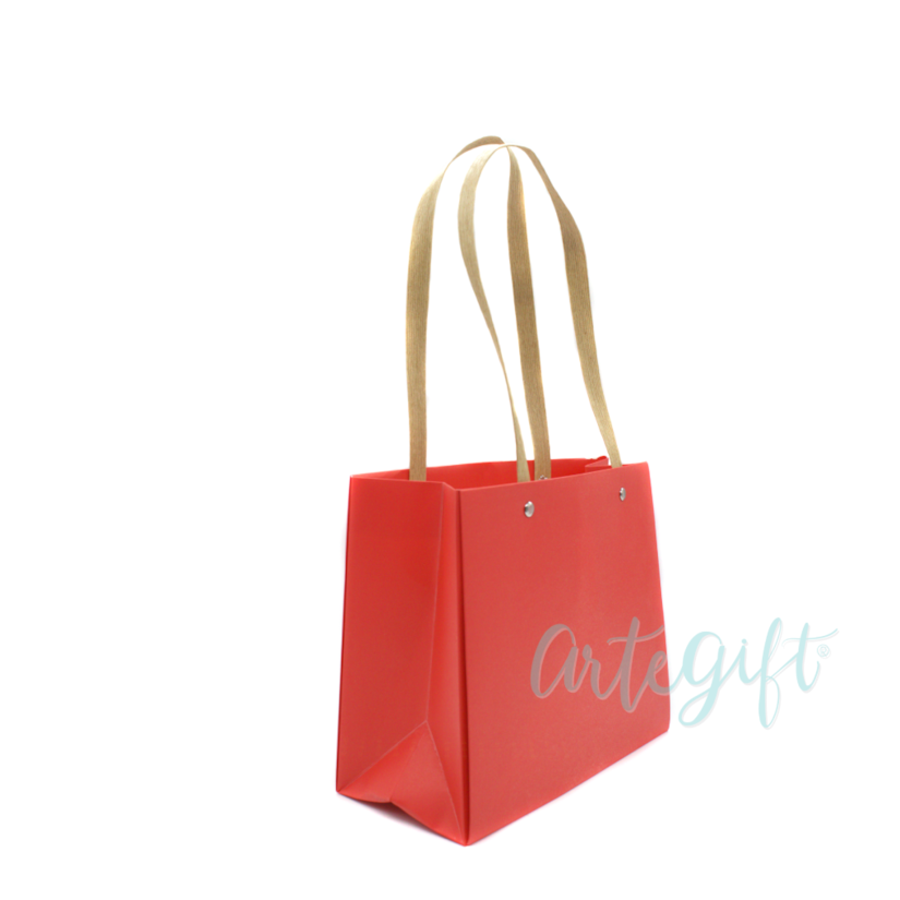 Sacola Papel Cartonado Vermelha - G