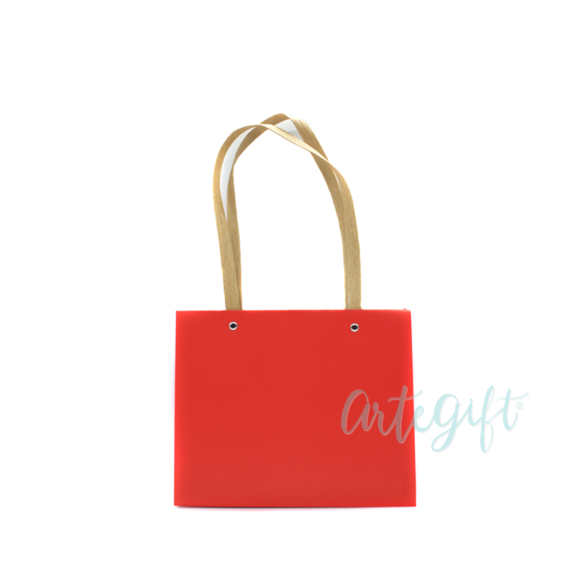 Sacola Papel Cartonado Vermelha - G