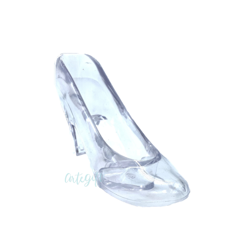 Sapatinho de Cristal Transparente