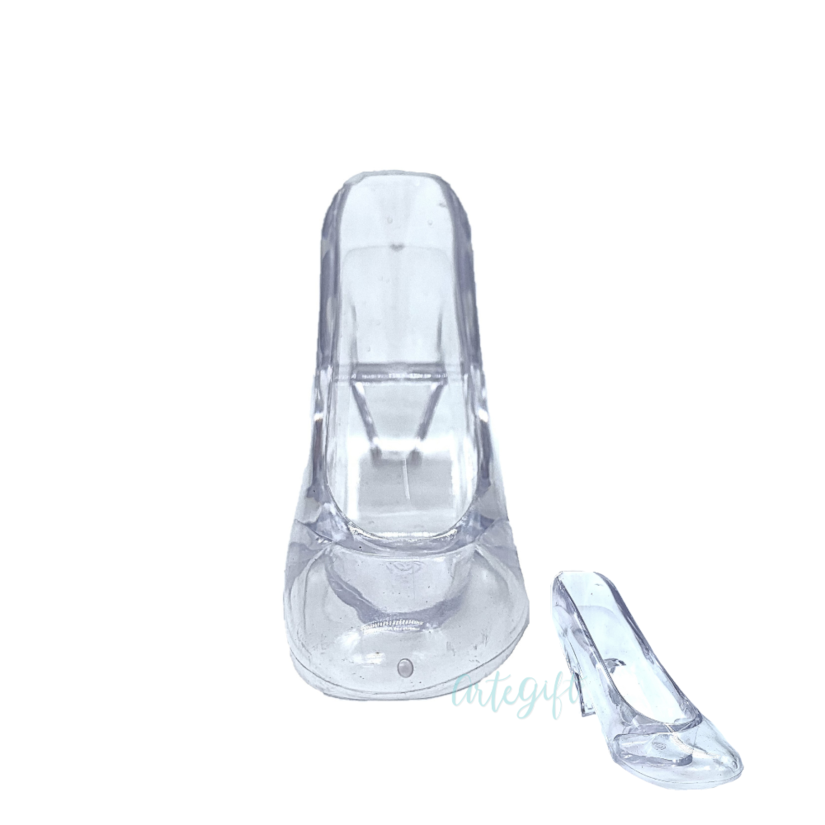 Sapatinho de Cristal Transparente