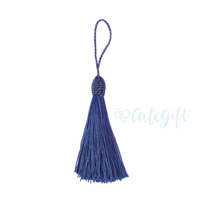 Tassel Azul Marinho 9CM