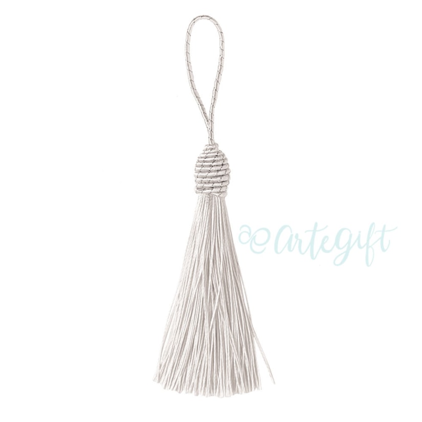 Tassel Branco 9CM