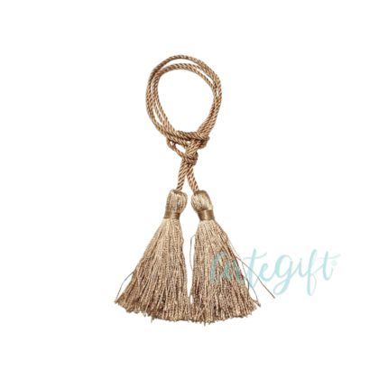 Tassel Duas Pontas Capuccino